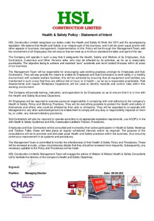 Health & Safety Policy